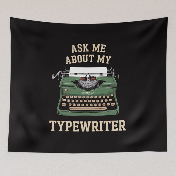 Item preview, Ask Me About my Typewriter Writing Writer Author designed and sold by czechascheledu.