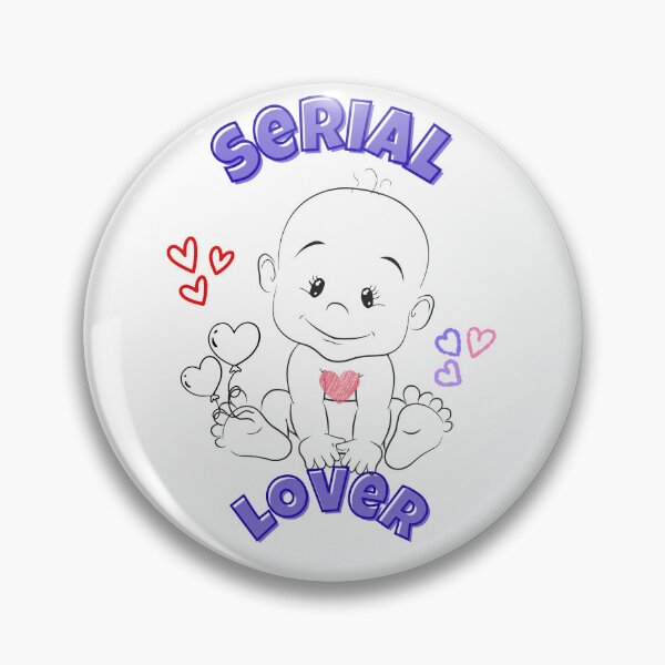 Item preview, Serial Lover Baby onsie and hearts designed and sold by TB-73.