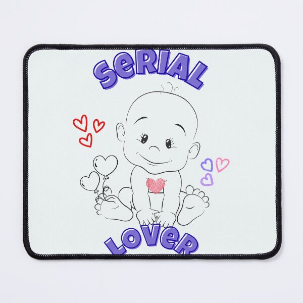 Item preview, Serial Lover Baby onsie and hearts designed and sold by TB-73.