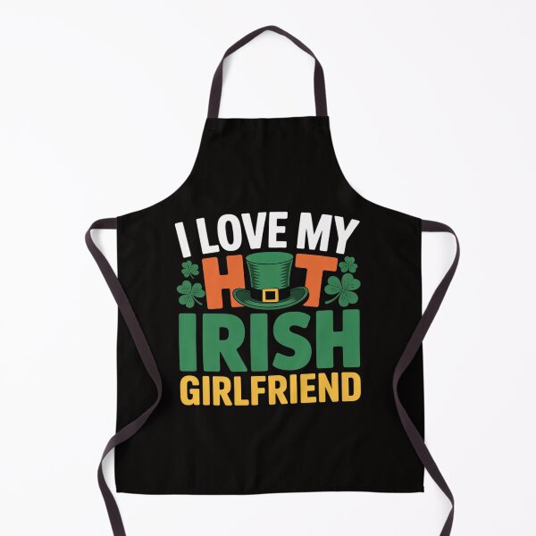 Item preview, St Patrick's Day I Love My Hot Irish Girlfriend Shamrocks  designed and sold by czechascheledu.
