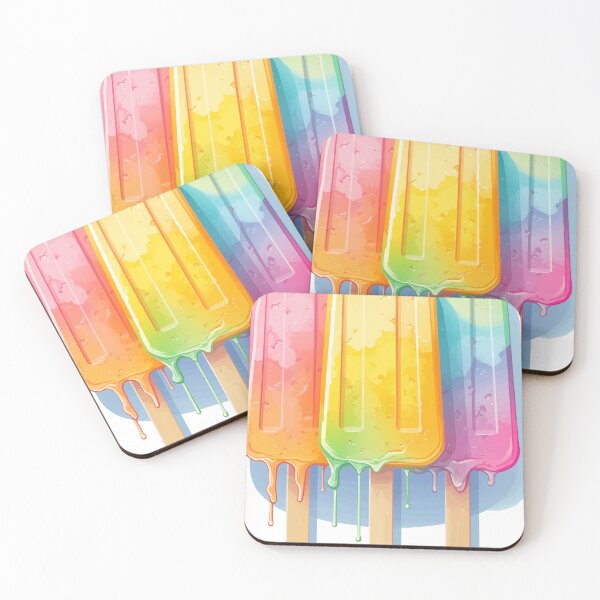 Item preview, Three popsicles, summer vibes designed and sold by Lichtisign.