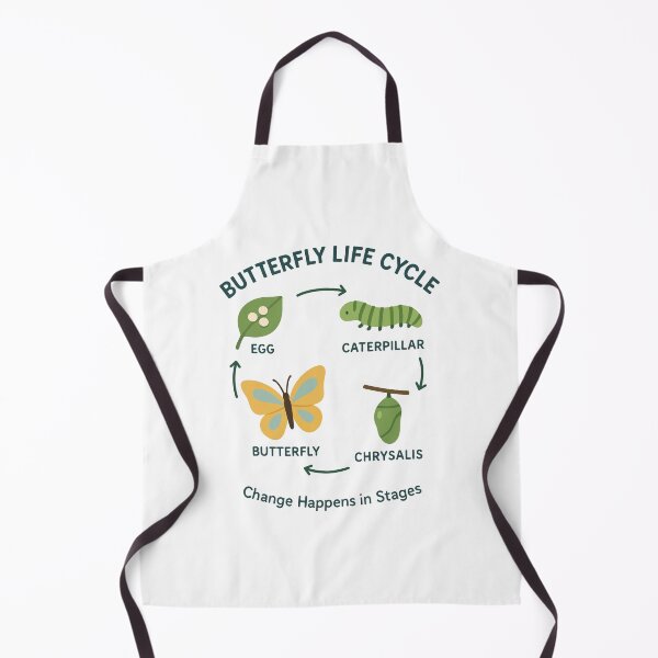 Item preview, Butterfly Life Cycle Illustration – Metamorphosis Educational Diagram designed and sold by WildlifeInc.