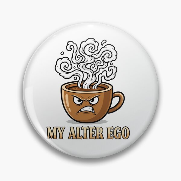 Item preview, My Alter Ego – Angry Coffee Cup T-Shirt designed and sold by LoganDzign.