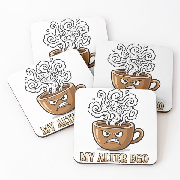 Artikelvorschau, Mein Alter Ego – Wütendes Kaffeetassen-T-Shirt entworfen und verkauft von LoganDzign.