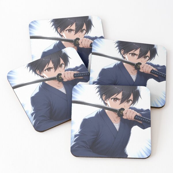 Item preview, Kirito Sword Art Online Focused Anime Kendo Blade Strong Training Scene designed and sold by TorbenKuhano.