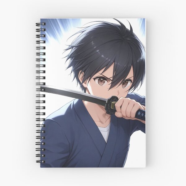 Item preview, Kirito Sword Art Online Focused Anime Kendo Blade Strong Training Scene designed and sold by TorbenKuhano.