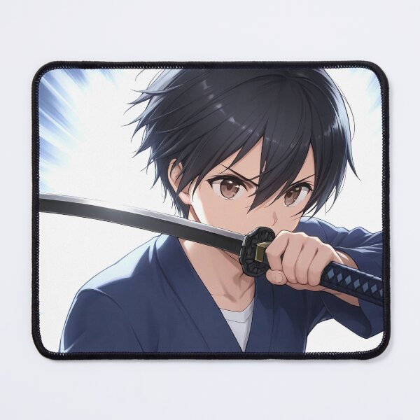 Item preview, Kirito Sword Art Online Focused Anime Kendo Blade Strong Training Scene designed and sold by TorbenKuhano.
