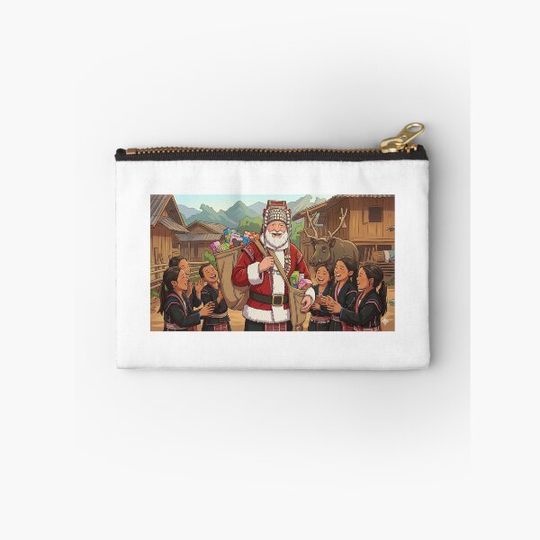 Item preview, Thai Akha Hill Tribe Santa Claus Christmas Art  designed and sold by korandkan.