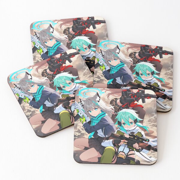 Item preview, Dynamic Sinon Sword Art Online Anime Girl Waifu Battle Action Scene designed and sold by TorbenKuhano.