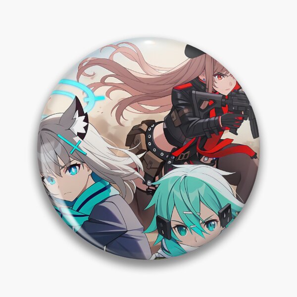 Item preview, Dynamic Sinon Sword Art Online Anime Girl Waifu Battle Action Scene designed and sold by TorbenKuhano.