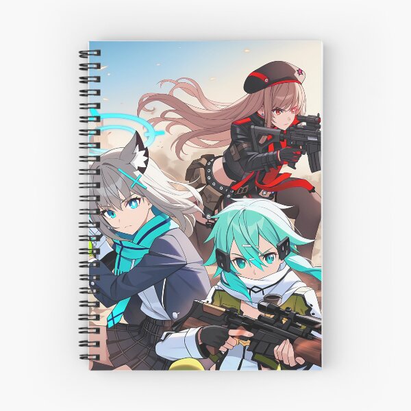 Item preview, Dynamic Sinon Sword Art Online Anime Girl Waifu Battle Action Scene designed and sold by TorbenKuhano.