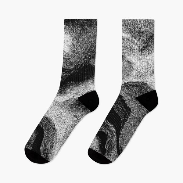 Item preview, Topographic Noise – Abstract Monochrome Texture designed and sold by Equinox-Ds.