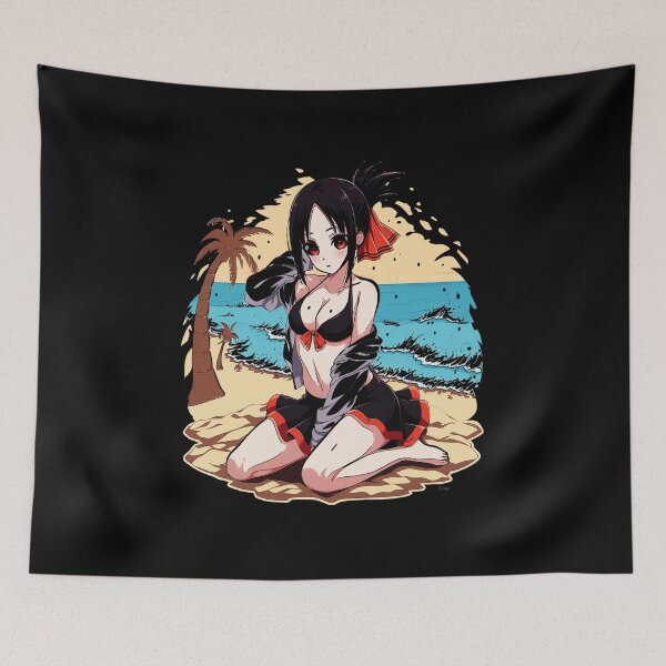 Item preview, Love Is War Summer Beach Anime Girl Scene designed and sold by JasonsGeorge.