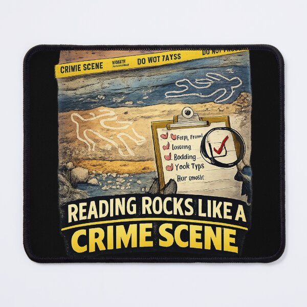 Item preview, Reading Rocks Like a Crime Scene designed and sold by Yournique.
