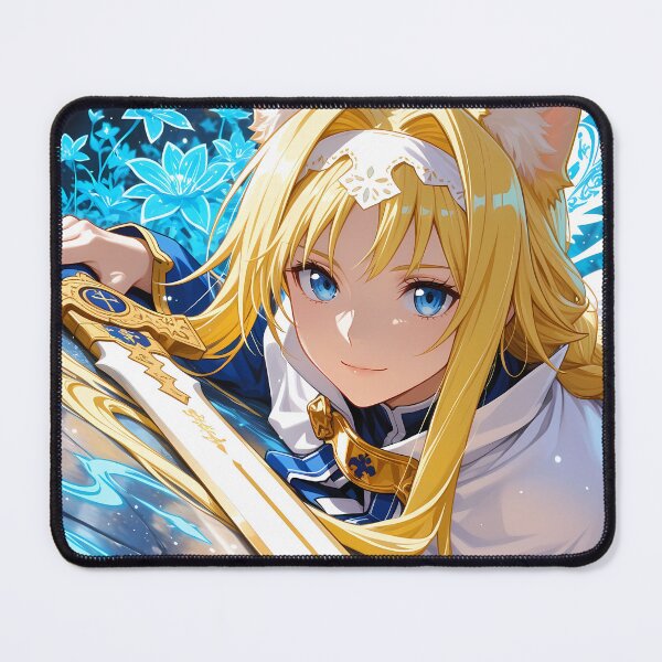 Item preview, Alice Zuberg Sword Art Online anime fantasy knight sacred magic blue anime girl designed and sold by TorbenKuhano.