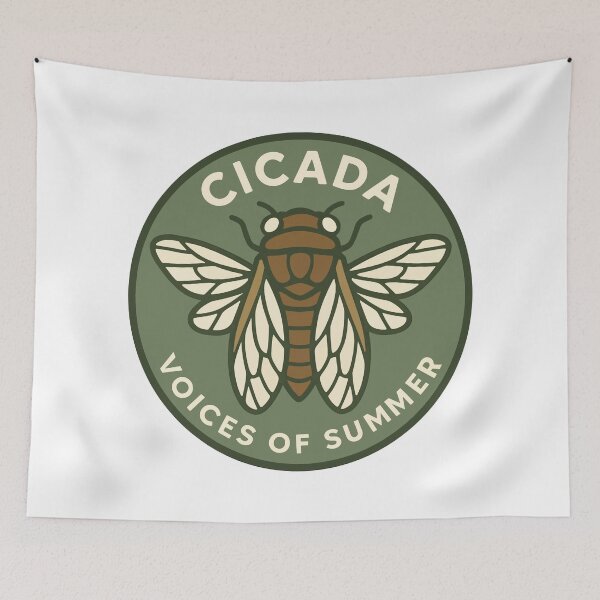 Item preview, Cicada Voices of Summer designed and sold by WildlifeInc.