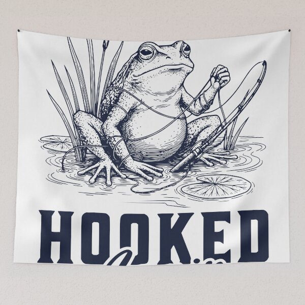 Item preview, Hooked Again designed and sold by TeeVerse27.