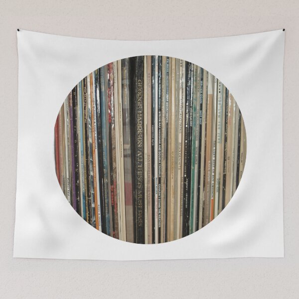 Item preview, vinyl record collection in the round colorful design designed and sold by SmashingDeals.