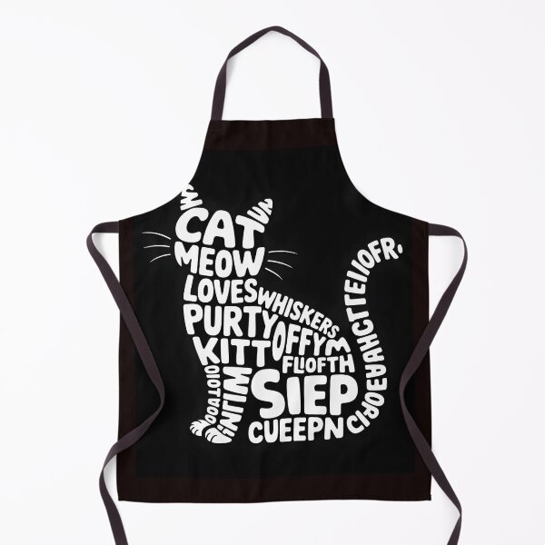Item preview, Cat Word Cloud Shape -Minimal Typography Cat Lover Design designed and sold by Viktorio Art Shop.