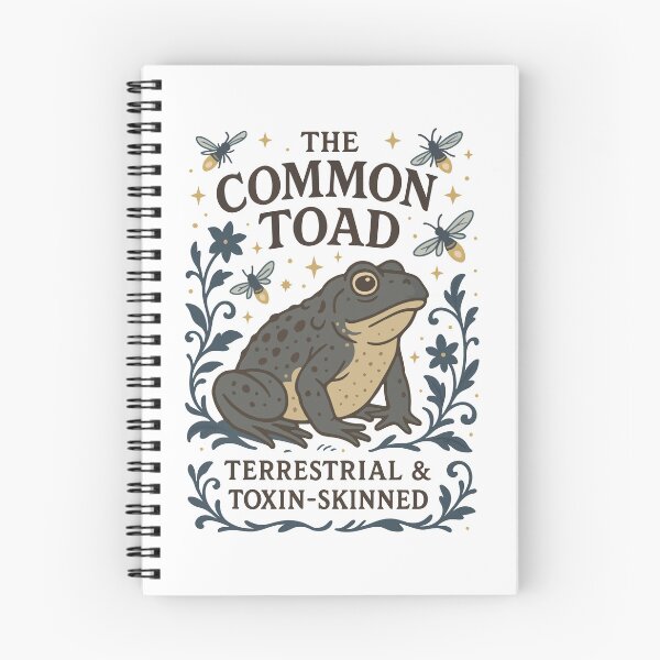 Item preview, The Common Toad Illustration designed and sold by WildlifeInc.