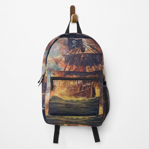 Item preview, Burning pirate ship designed and sold by ZiehrArt.