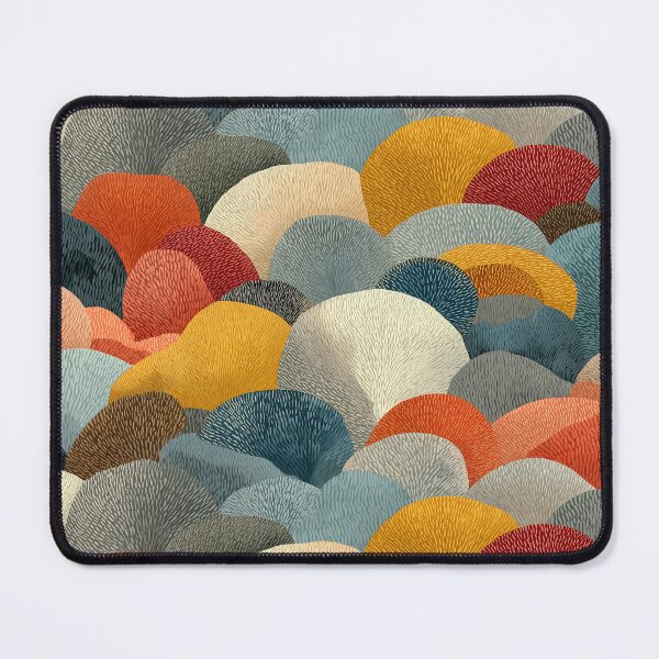Item preview, Textured Abstract Hills in Earthy Tones designed and sold by Art of Ngu.
