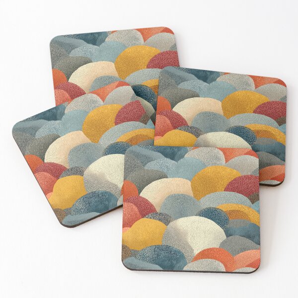 Item preview, Textured Abstract Hills in Earthy Tones designed and sold by Art of Ngu.