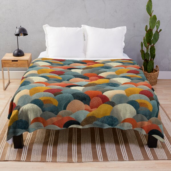 Item preview, Textured Abstract Hills in Earthy Tones designed and sold by Art of Ngu.