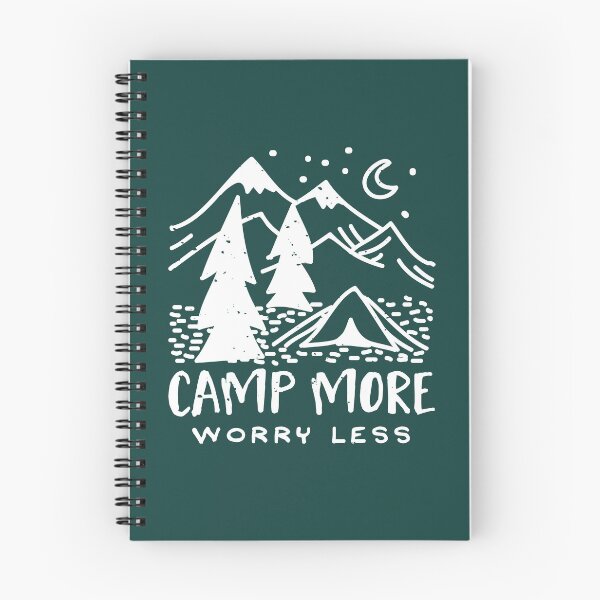 Item preview, Camp More, Worry Less designed and sold by redwoodandvine.