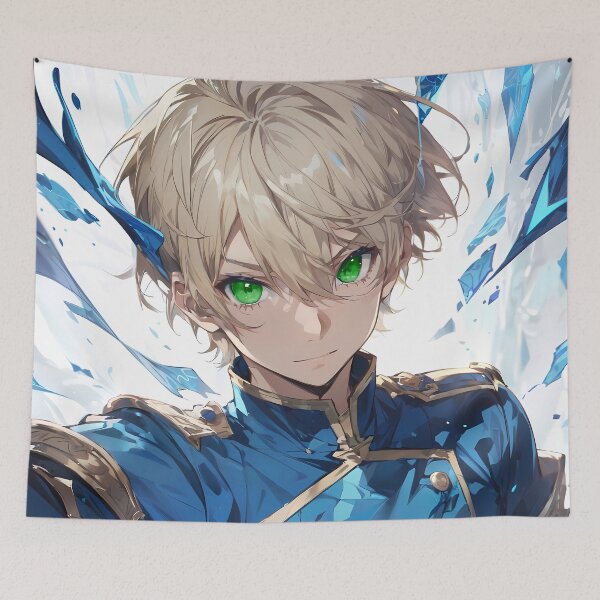 Aperçu de l'œuvre Eugeo Sword Art Online Anime Magie de Glace Fantaisie Pouvoir Bleu créée et vendue par TorbenKuhano.