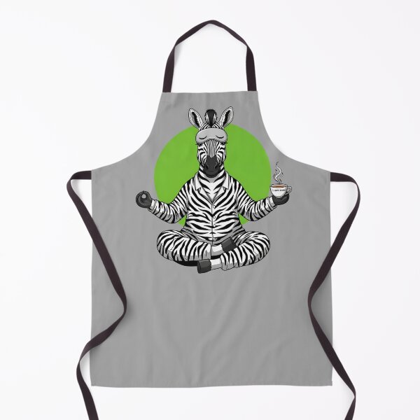 Item preview, Zebra Zen Meditation Pajamas Tea Calm Animal Art designed and sold by SholoStudio.