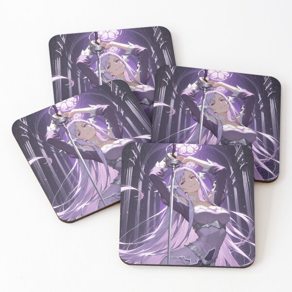 Item preview, Quinella Sword Art Online Anime Fantasy Magic Cathedral Night Purple Anime Girl designed and sold by TorbenKuhano.