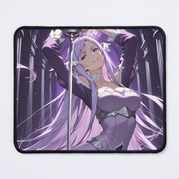 Item preview, Quinella Sword Art Online Anime Fantasy Magic Cathedral Night Purple Anime Girl designed and sold by TorbenKuhano.