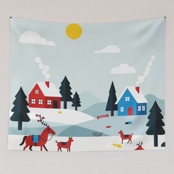 Artikelvorschau, Winterlandschaft entworfen und verkauft von Design4uStudio.