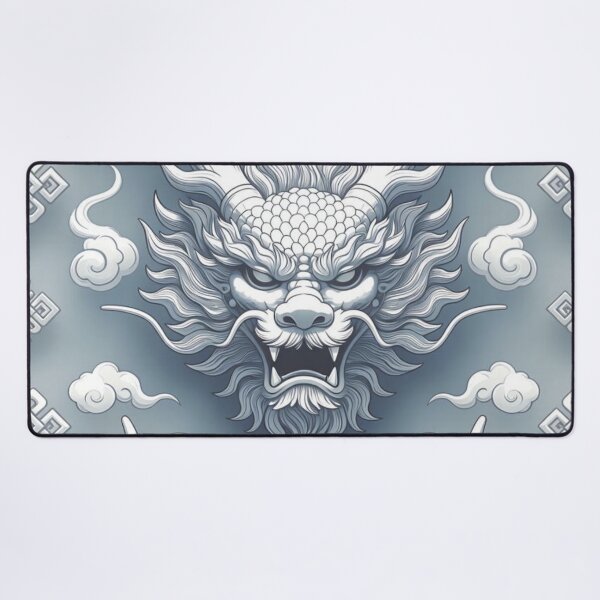 Item preview, Majestic Mongolian Dragon Seamless Pattern designed and sold by ChinzorigBAY.