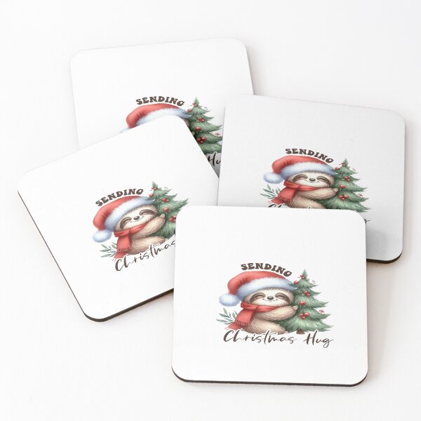 Item preview, Sending Christmas Hugs – Cute Raccoon Illustration designed and sold by GoxyVision.