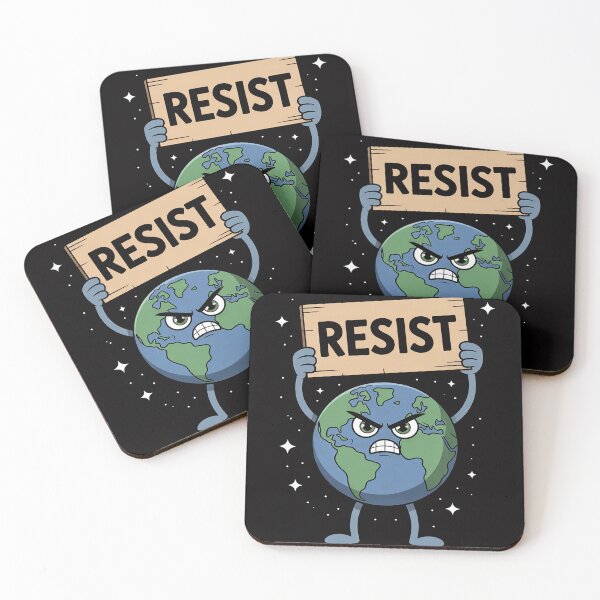 Item preview, Environmental Science Earth Day Resist Climate Change designed and sold by berniceschm.