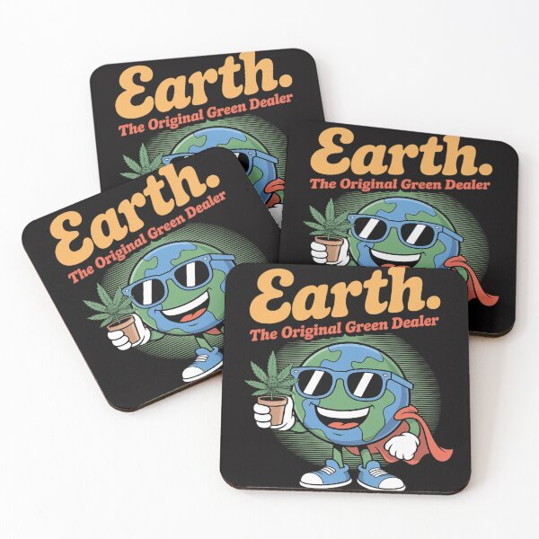 Item preview, Earth The Original Green Dealer Earth Day 420 Pot Cannabis designed and sold by berniceschm.