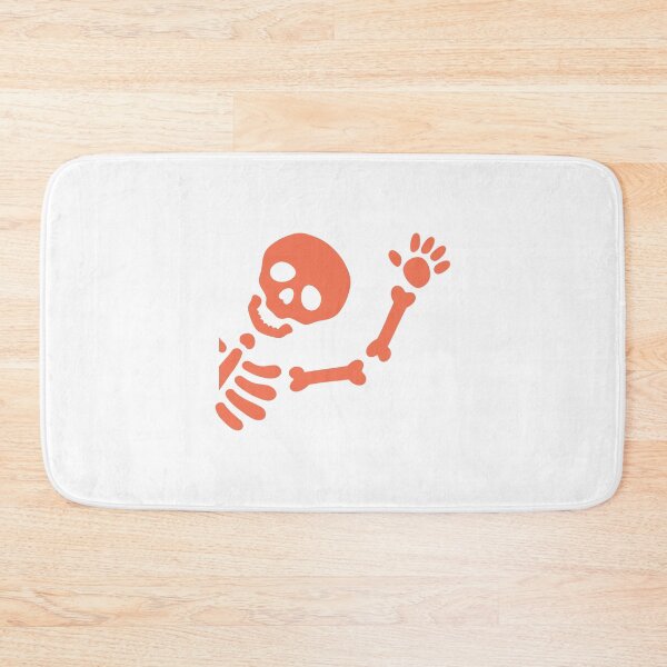 Item preview, Cute Skeleton Waving – Minimal Spooky Cartoon Design designed and sold by Horrify.