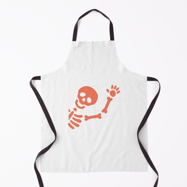 Item preview, Cute Skeleton Waving – Minimal Spooky Cartoon Design designed and sold by Horrify.