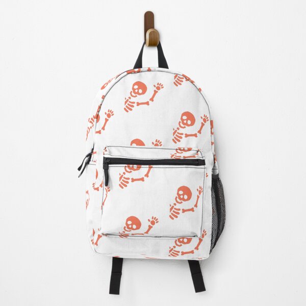 Item preview, Cute Skeleton Waving – Minimal Spooky Cartoon Design designed and sold by Horrify.