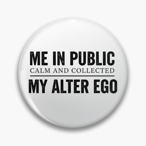 Item preview, Me in Public vs My Alter Ego T-Shirt designed and sold by LoganDzign.