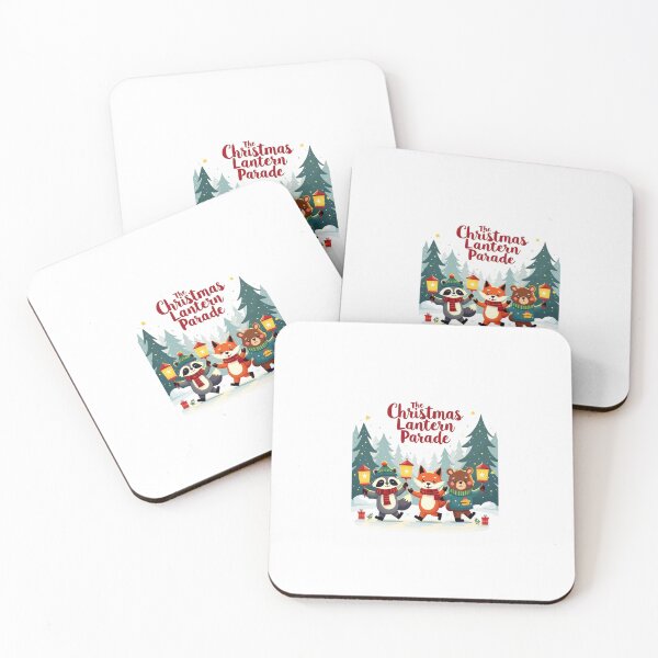 Item preview, The Christmas Lantern Parade – Animals Celebrating Christmas designed and sold by GoxyVision.