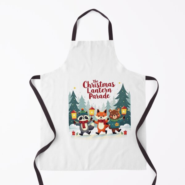 Item preview, The Christmas Lantern Parade – Animals Celebrating Christmas designed and sold by GoxyVision.
