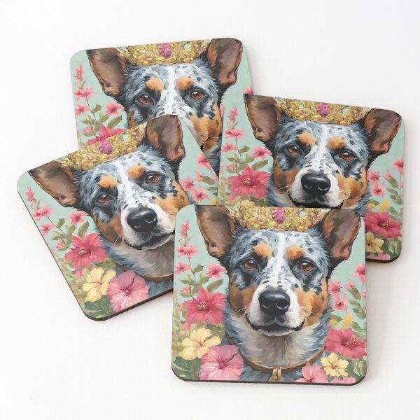 Item preview, Royal dog in the flower garden designed and sold by Mianku | Für das Leben.