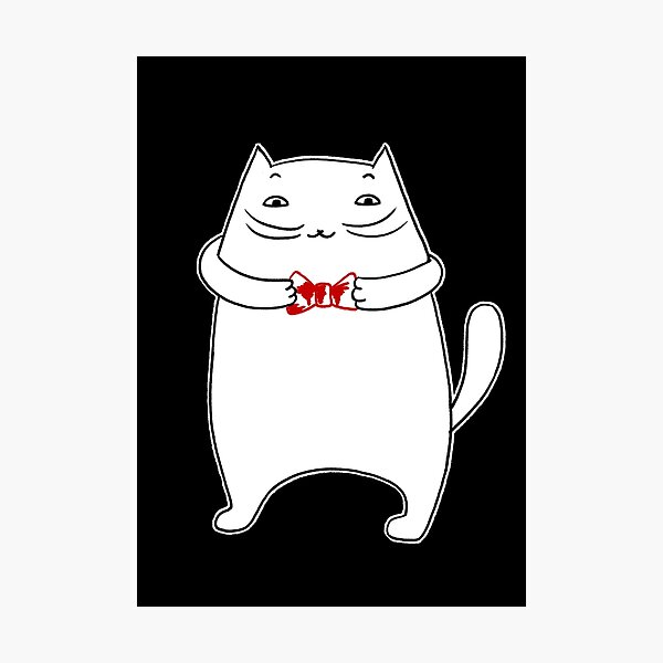 Item preview, Sharp dressed cat designed and sold by eri-morie.