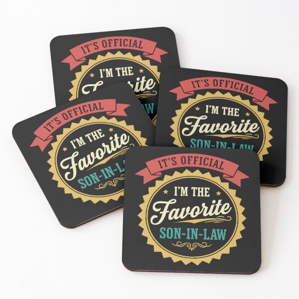 Item preview, Funny Favorite Son-in-Law Retro Badge Design for Husband  designed and sold by ArleneRowe.