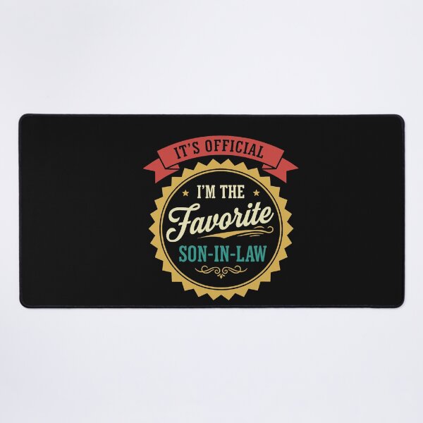Item preview, Funny Favorite Son-in-Law Retro Badge Design for Husband designed and sold by ArleneRowe.