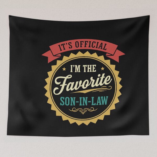 Item preview, Funny Favorite Son-in-Law Retro Badge Design for Husband  designed and sold by ArleneRowe.