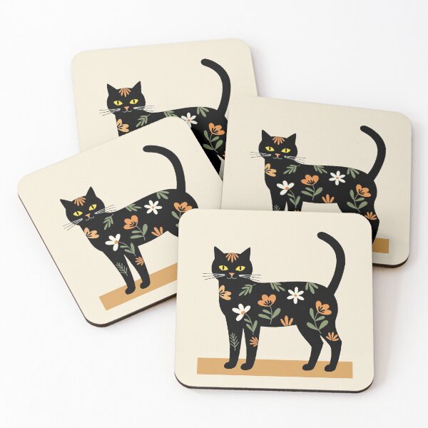 Item preview, Black cat designed and sold by Design4uStudio.